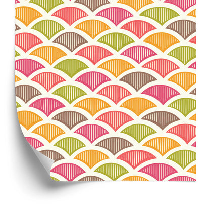 Wallpaper Colorful Retro Patterns
