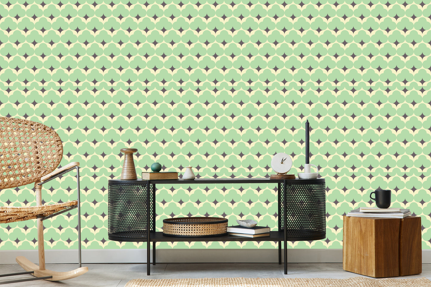 Wallpaper Pastel Retro Patterns