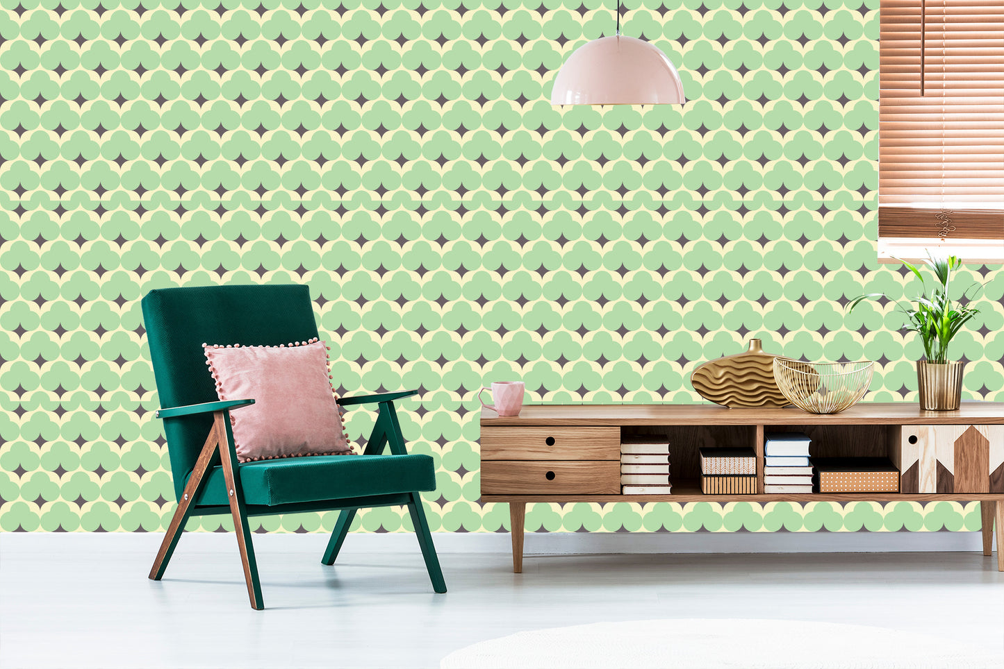 Wallpaper Pastel Retro Patterns
