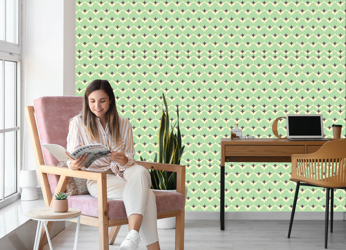 Wallpaper Pastel Retro Patterns