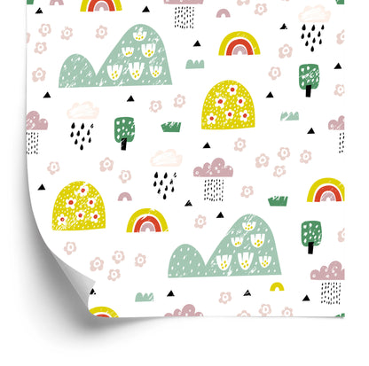 Wallpaper For Children - Rainy Landscape
