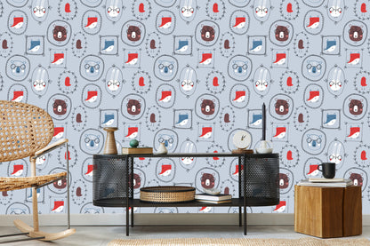 Wallpaper For A Child's Room In The Scandinavian Style