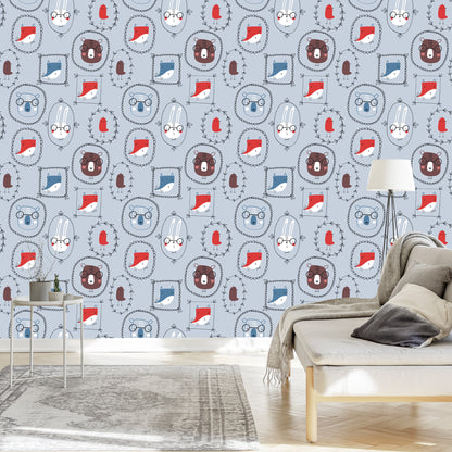 Wallpaper For A Child's Room In The Scandinavian Style