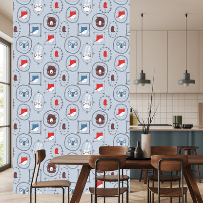 Wallpaper For A Child's Room In The Scandinavian Style