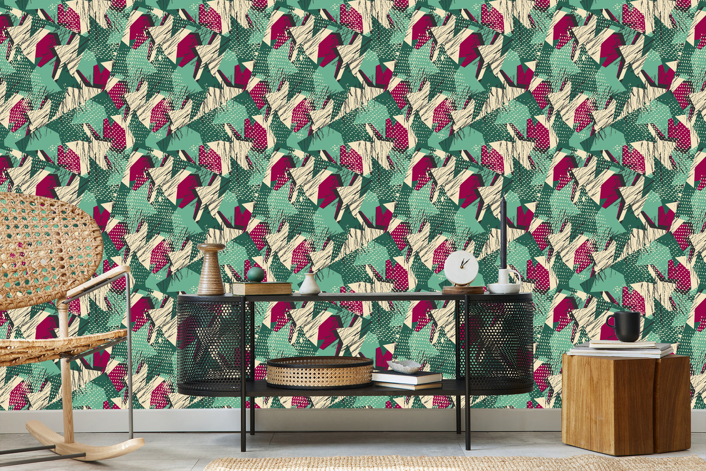 Wallpaper Green Graffiti