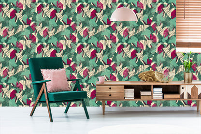 Wallpaper Green Graffiti