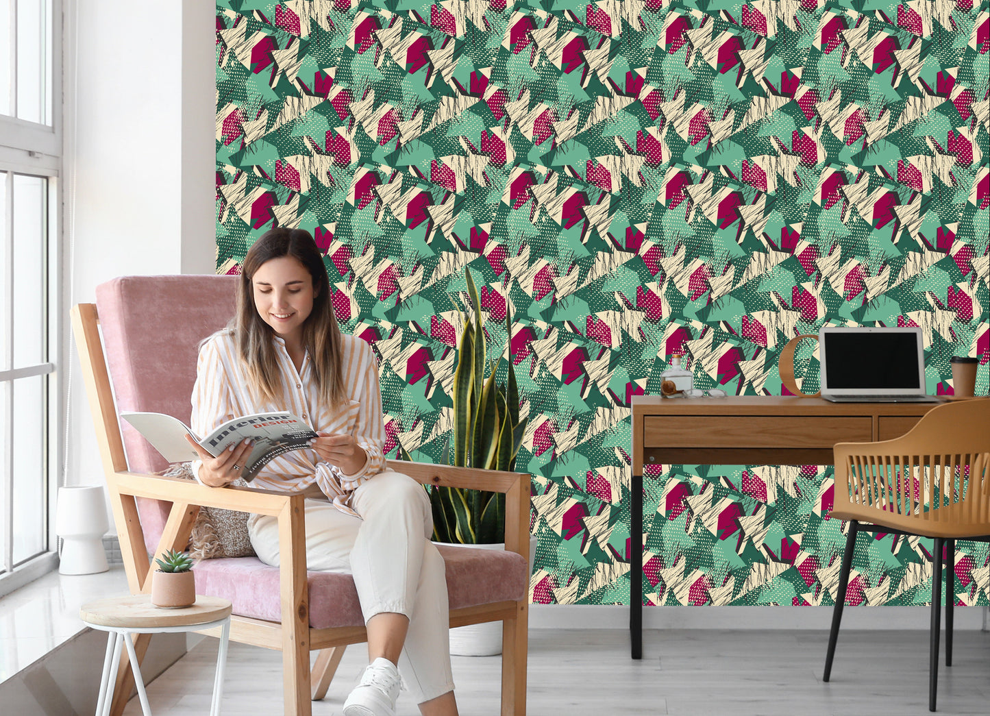 Wallpaper Green Graffiti