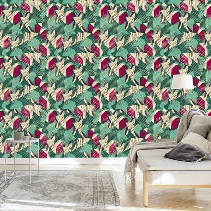 Wallpaper Green Graffiti