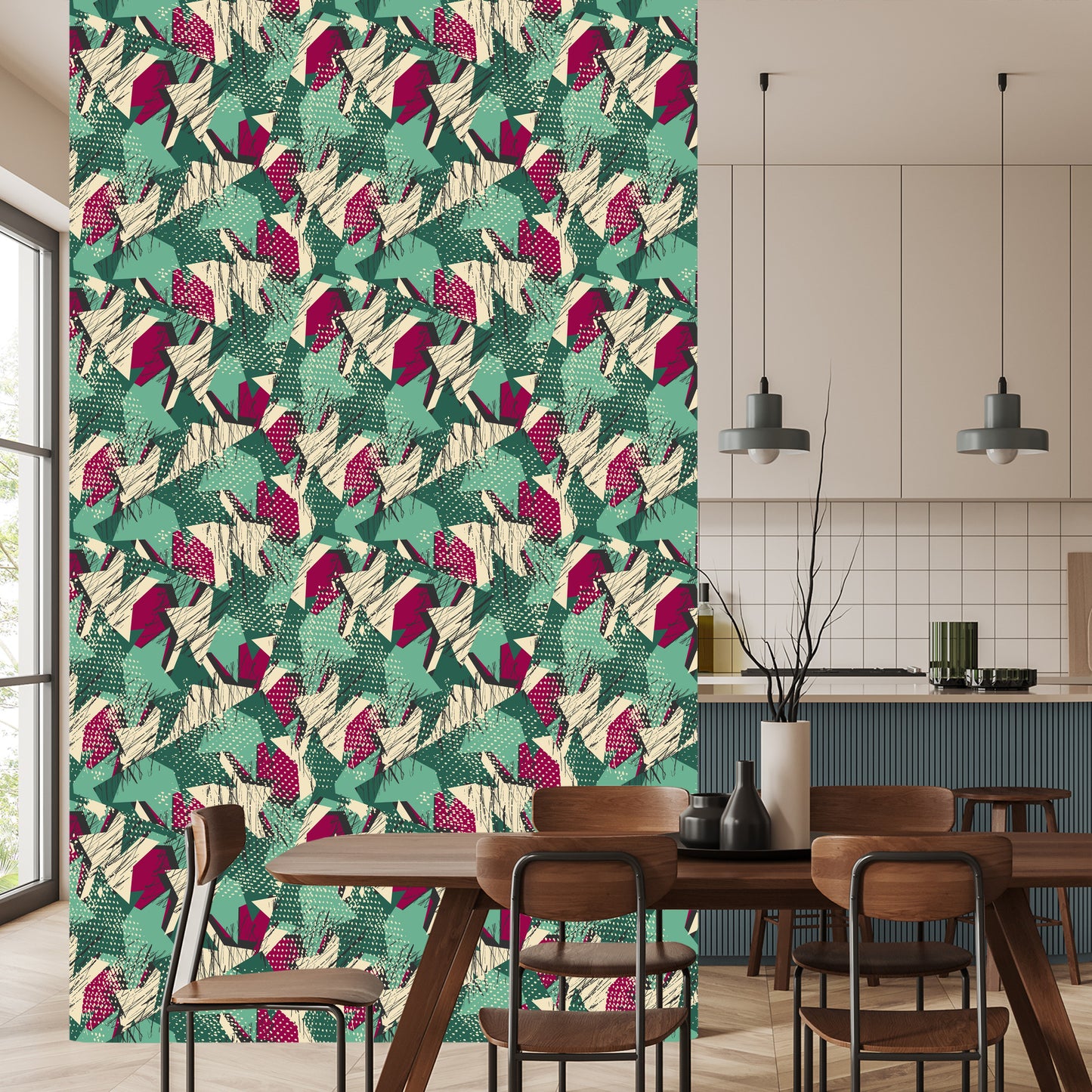 Wallpaper Green Graffiti