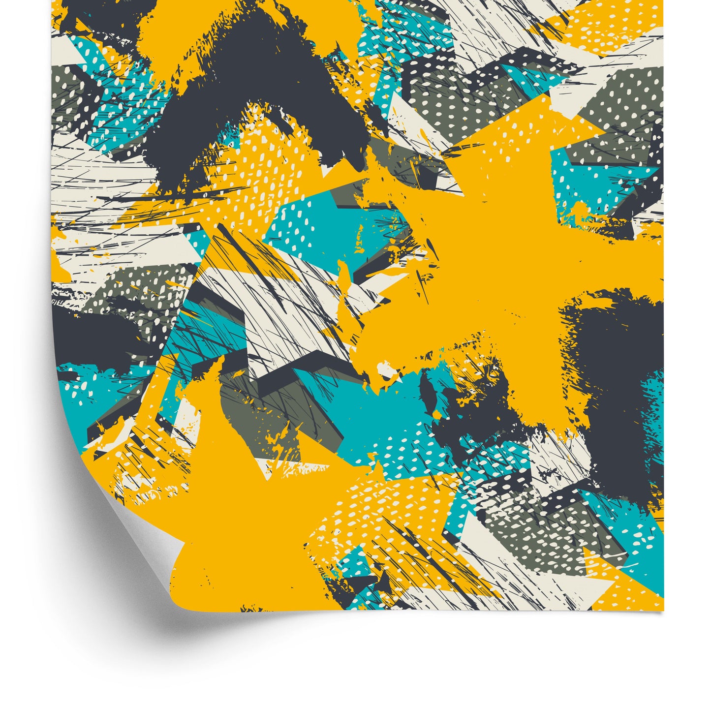Wallpaper Yellow Graffiti