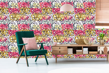 Wallpaper Graffiti In Various Colors