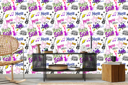 Wallpaper Musical Graffiti