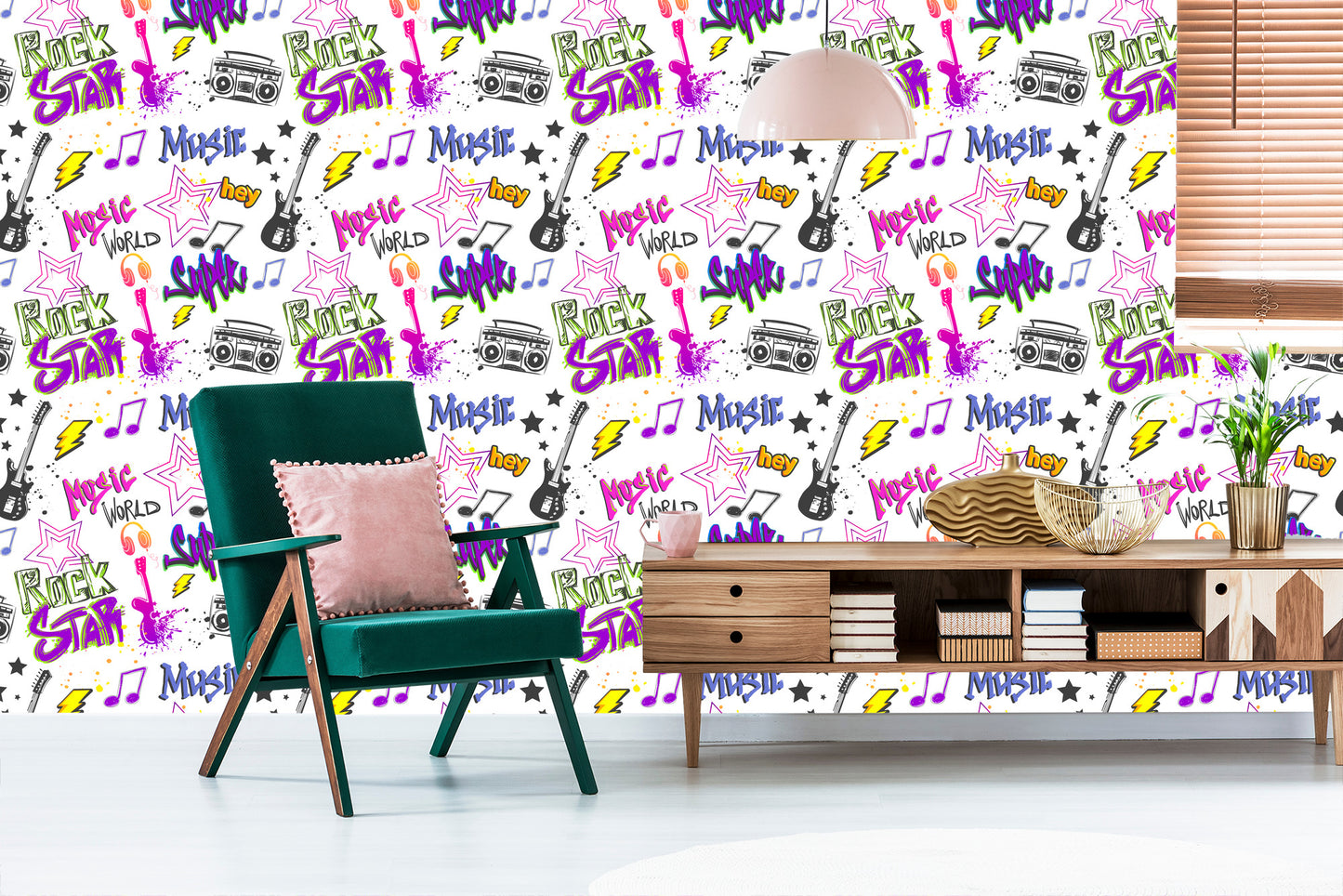 Wallpaper Musical Graffiti