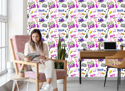 Wallpaper Musical Graffiti