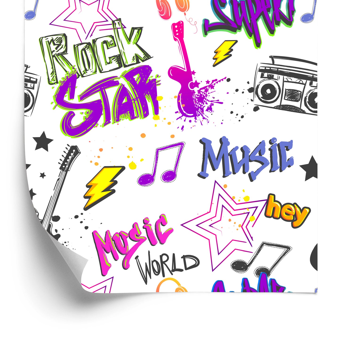 Wallpaper Musical Graffiti