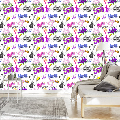 Wallpaper Musical Graffiti