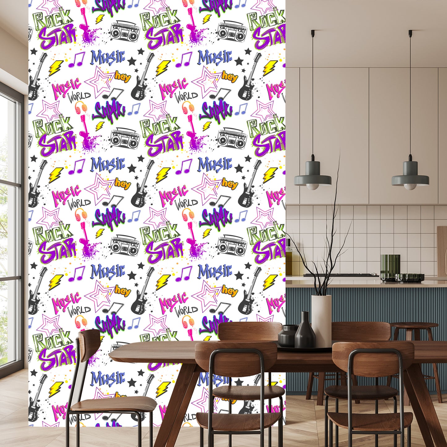 Wallpaper Musical Graffiti