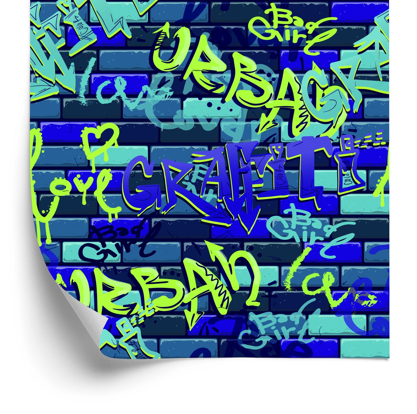 Wallpaper Graffiti On The Wall