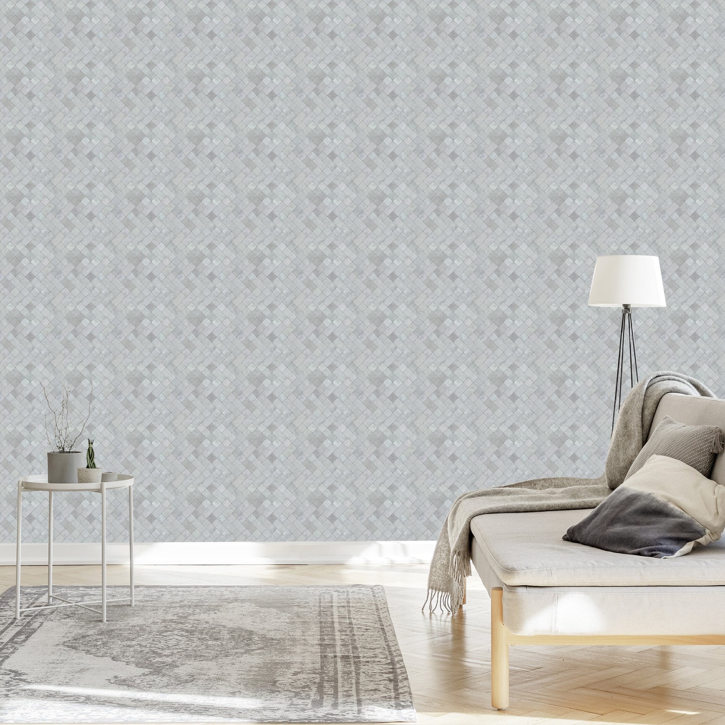Wallpaper Modernist Concrete In The Form Of Mosaic