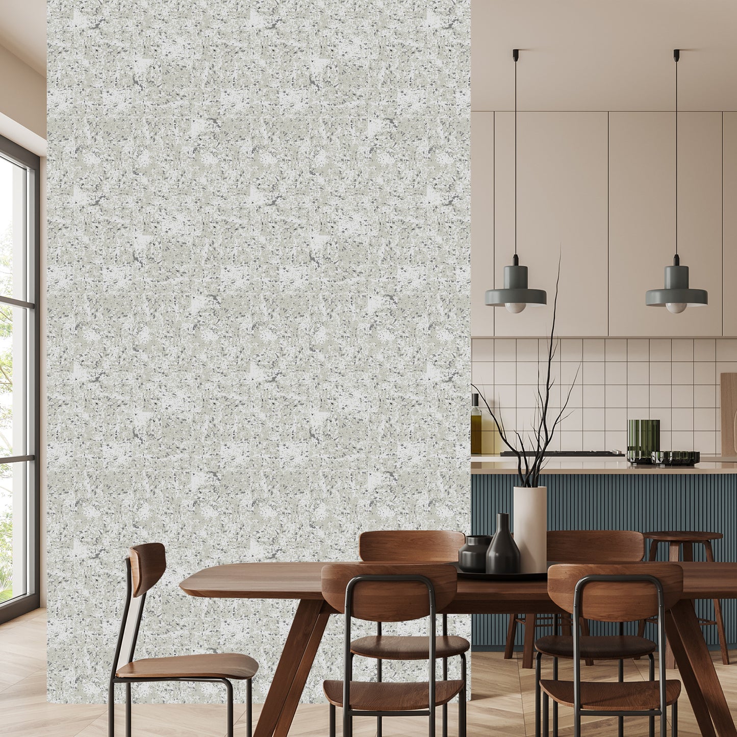 Wallpaper Concrete - Terrazzo