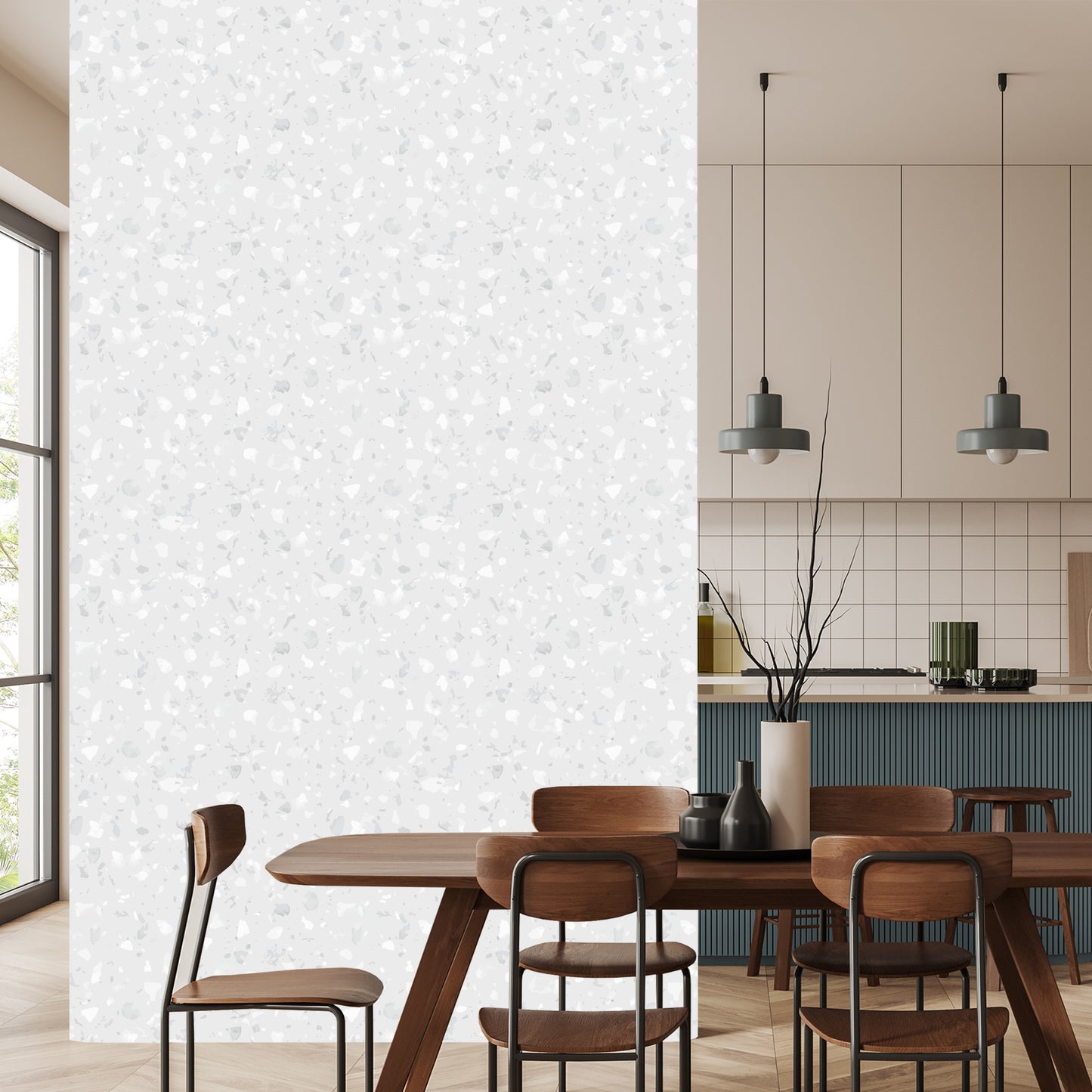 Wallpaper Concrete Terrazzo
