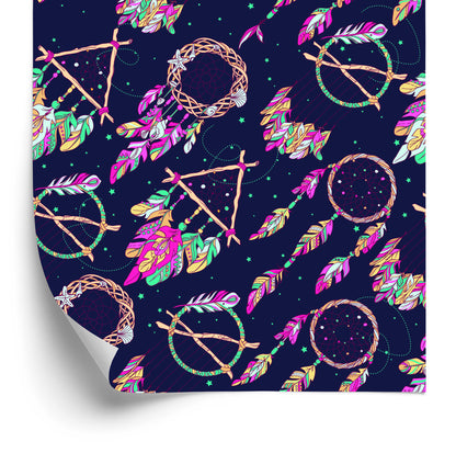 Wallpaper Colorful Dream Catchers