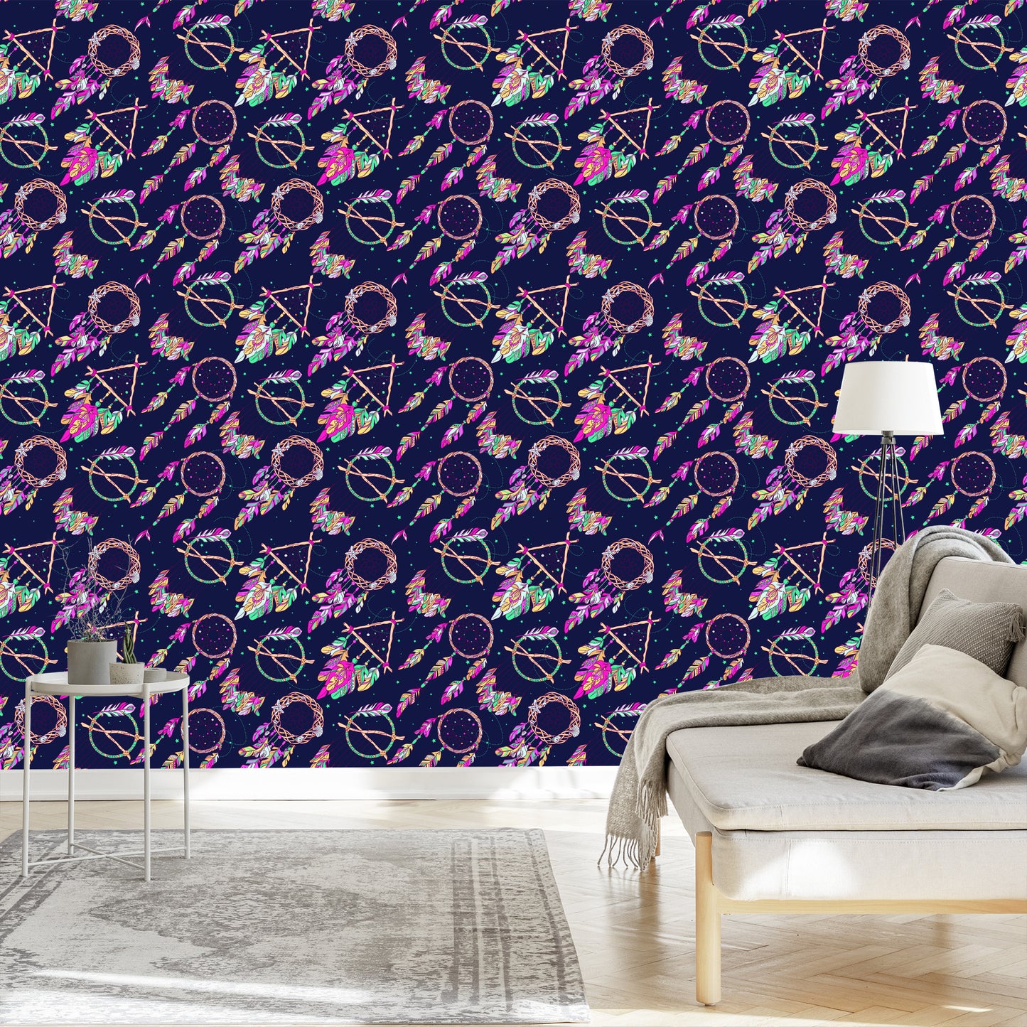 Wallpaper Colorful Dream Catchers