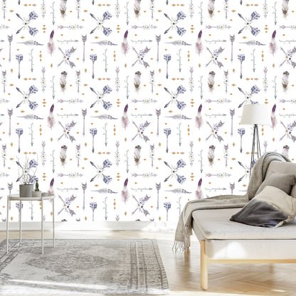 Wallpaper Indian Arrows With Feathers
