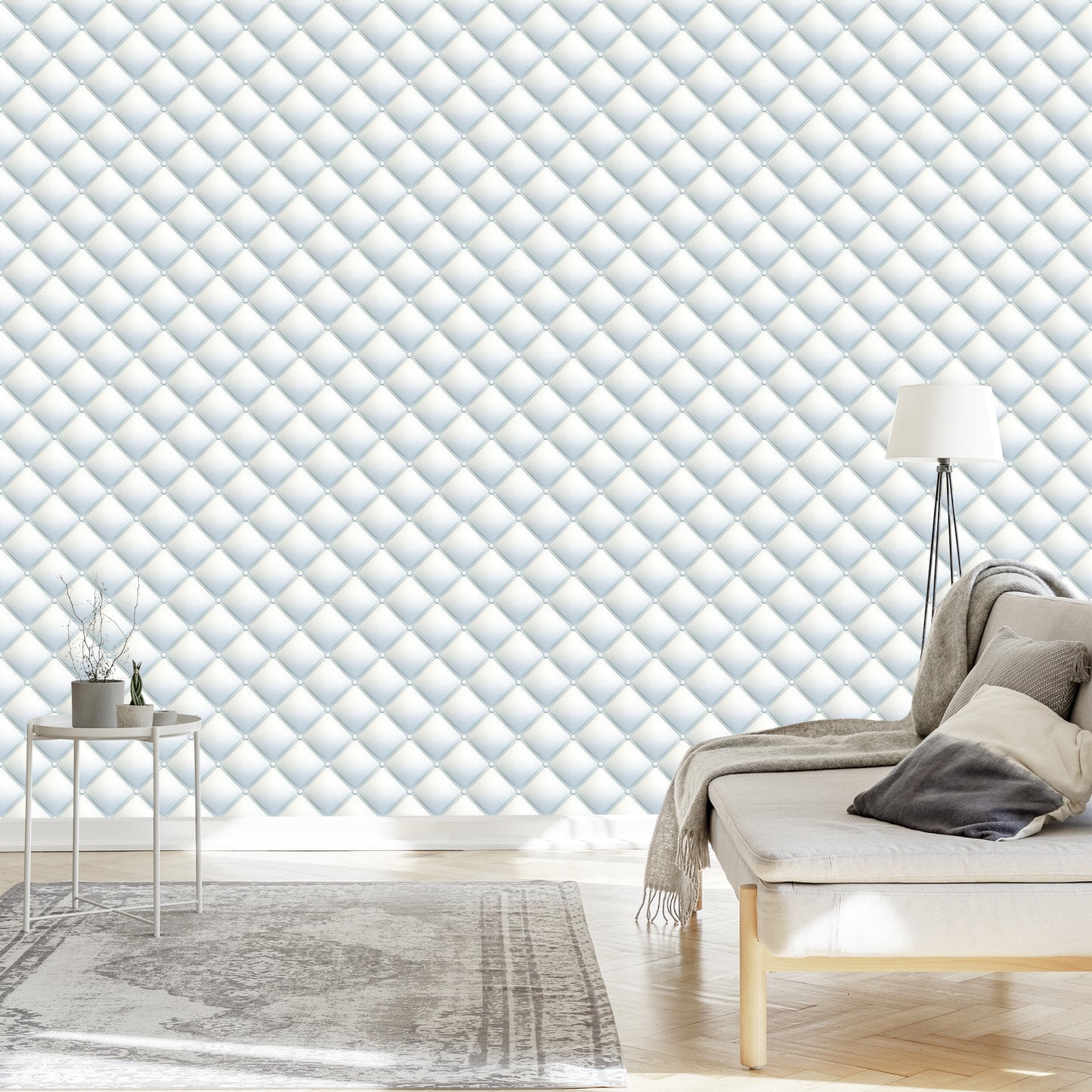 Wallpaper Bright Quilted Pattern