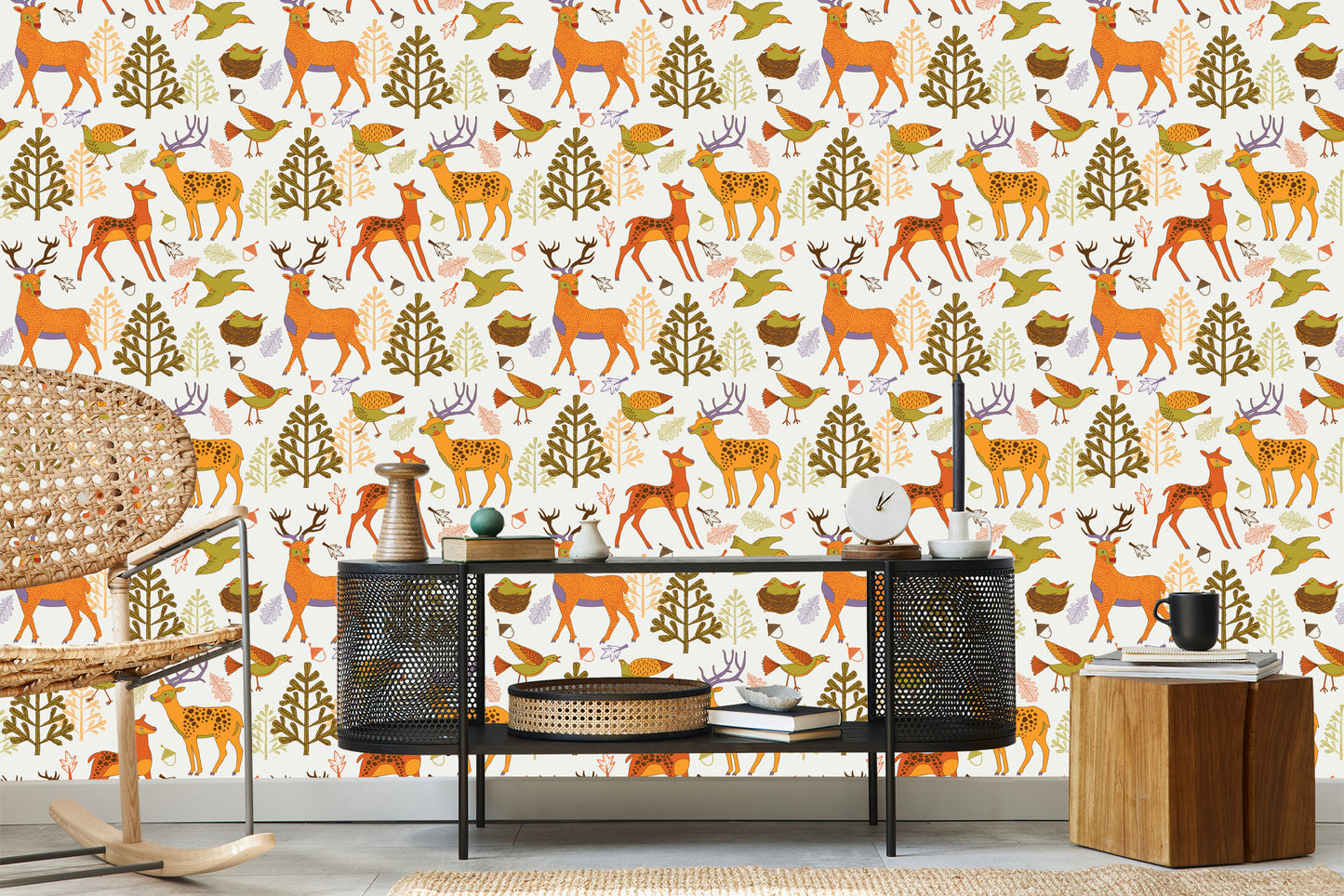 Wallpaper For Children - Beautiful Forest Animals