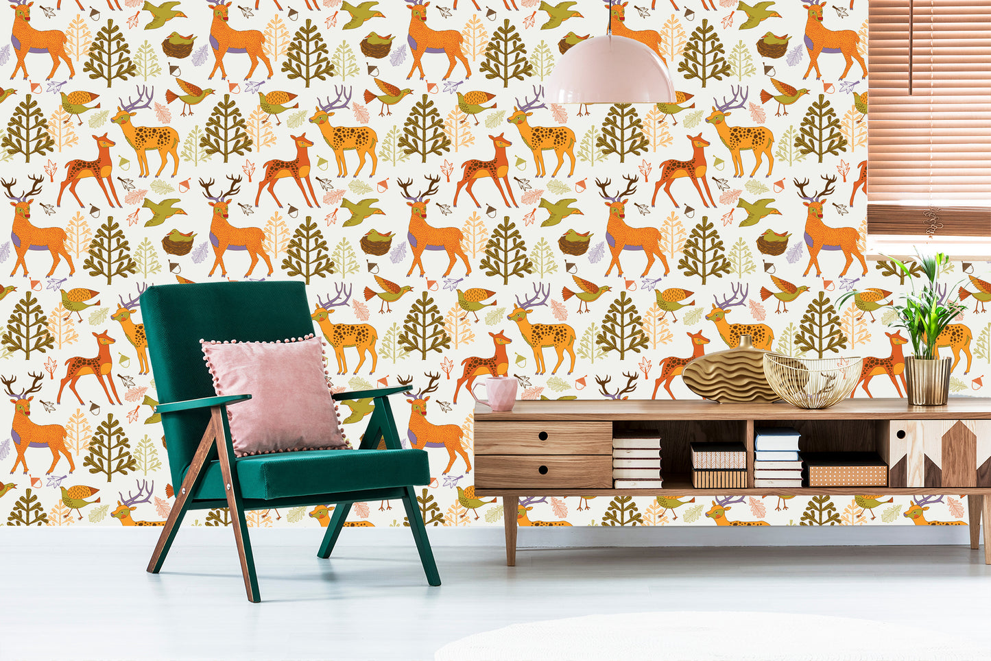 Wallpaper For Children - Beautiful Forest Animals