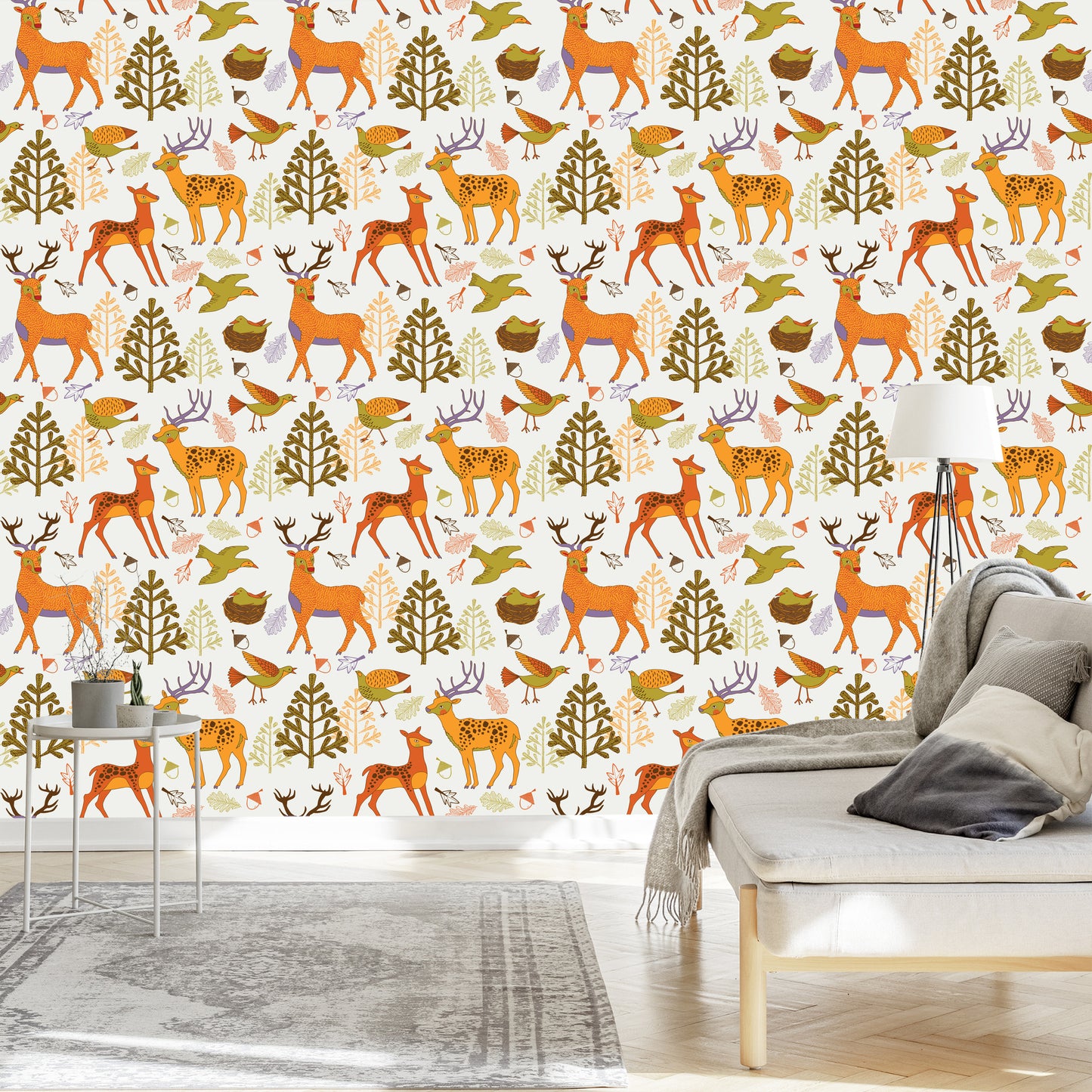 Wallpaper For Children - Beautiful Forest Animals