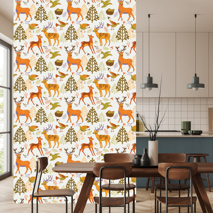 Wallpaper For Children - Beautiful Forest Animals