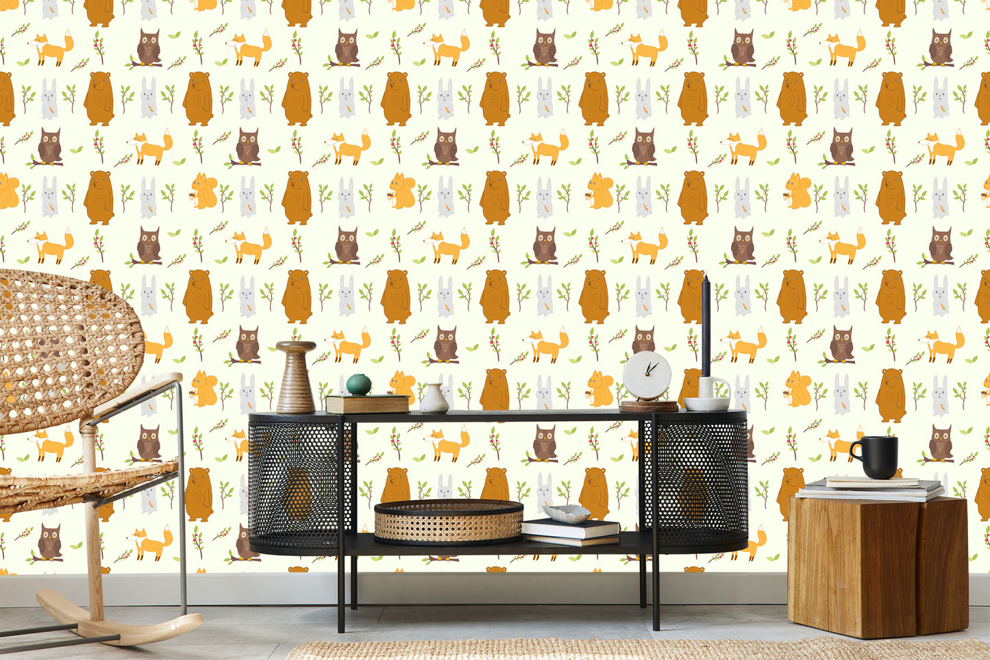 Wallpaper For Children - Beautiful Forest Animals