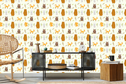 Wallpaper For Children - Beautiful Forest Animals