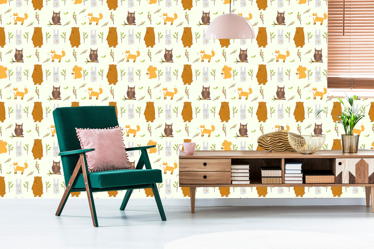 Wallpaper For Children - Beautiful Forest Animals