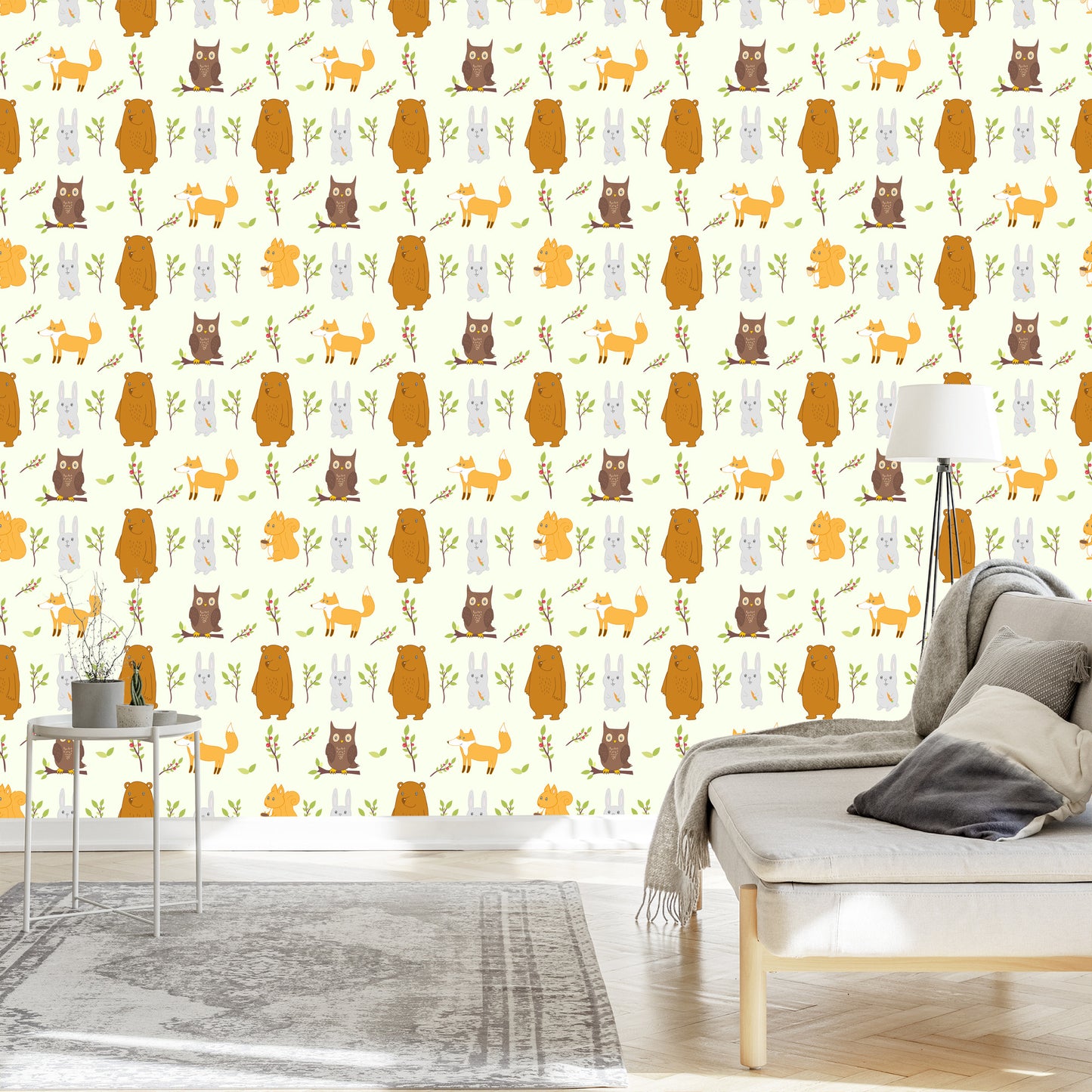 Wallpaper For Children - Beautiful Forest Animals