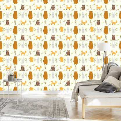 Wallpaper For Children - Beautiful Forest Animals