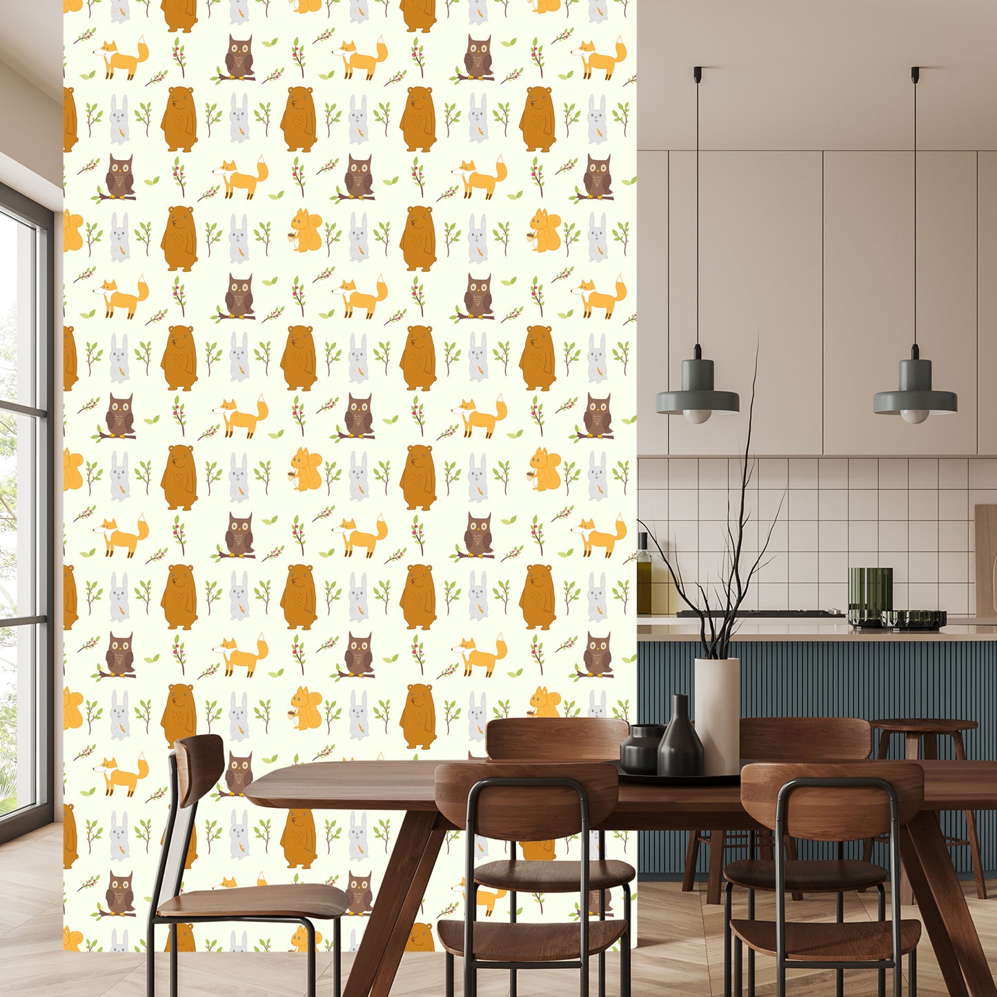 Wallpaper For Children - Beautiful Forest Animals