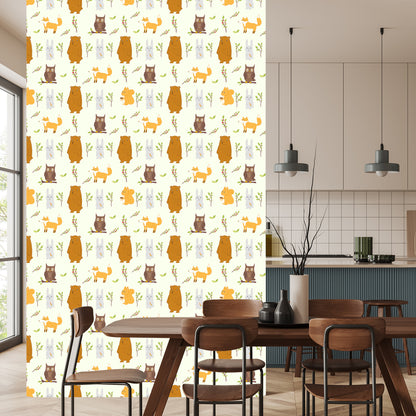 Wallpaper For Children - Beautiful Forest Animals