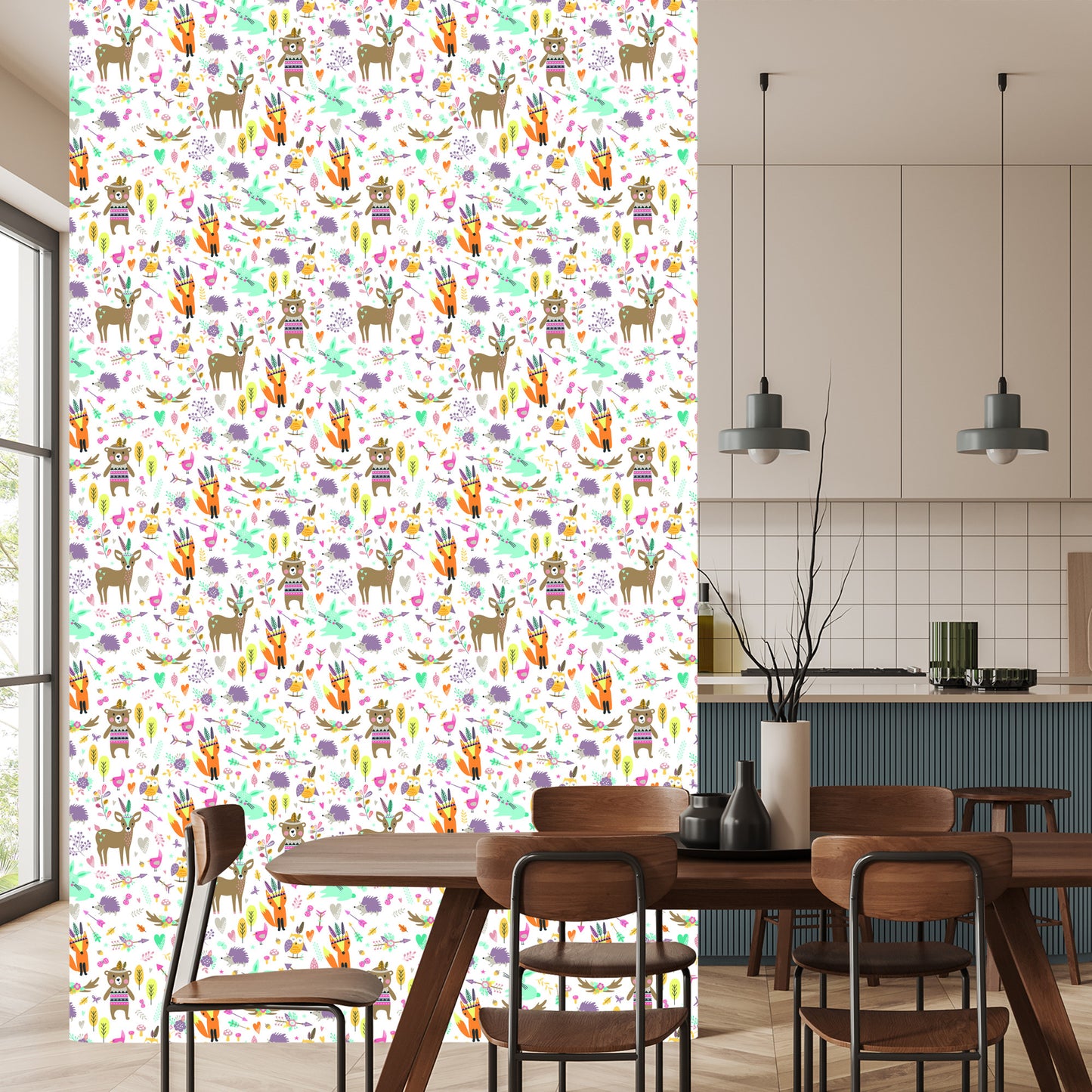 Wallpaper For Children - Forest Animals Fun