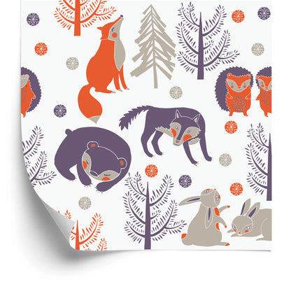 Wallpaper For Children - Forest Animals