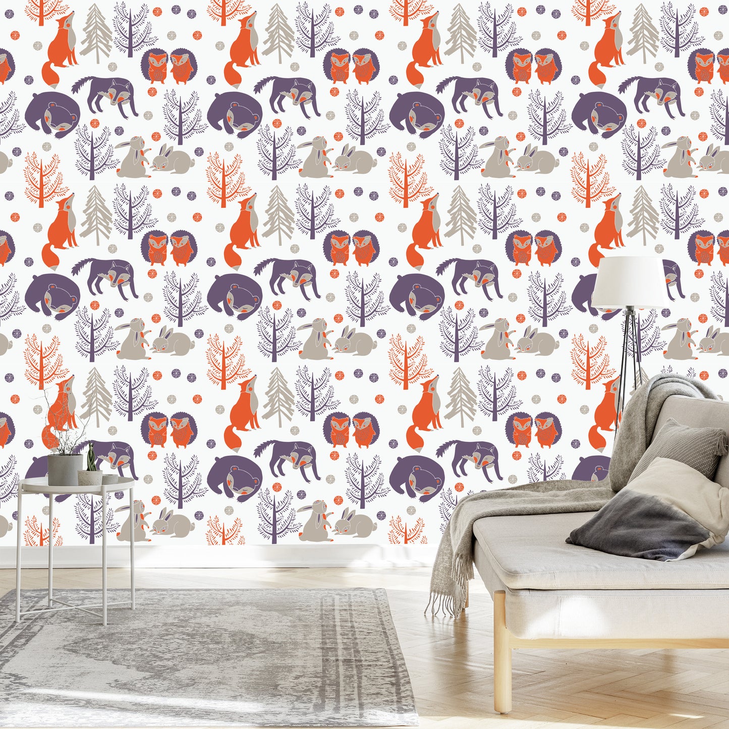 Wallpaper For Children - Forest Animals