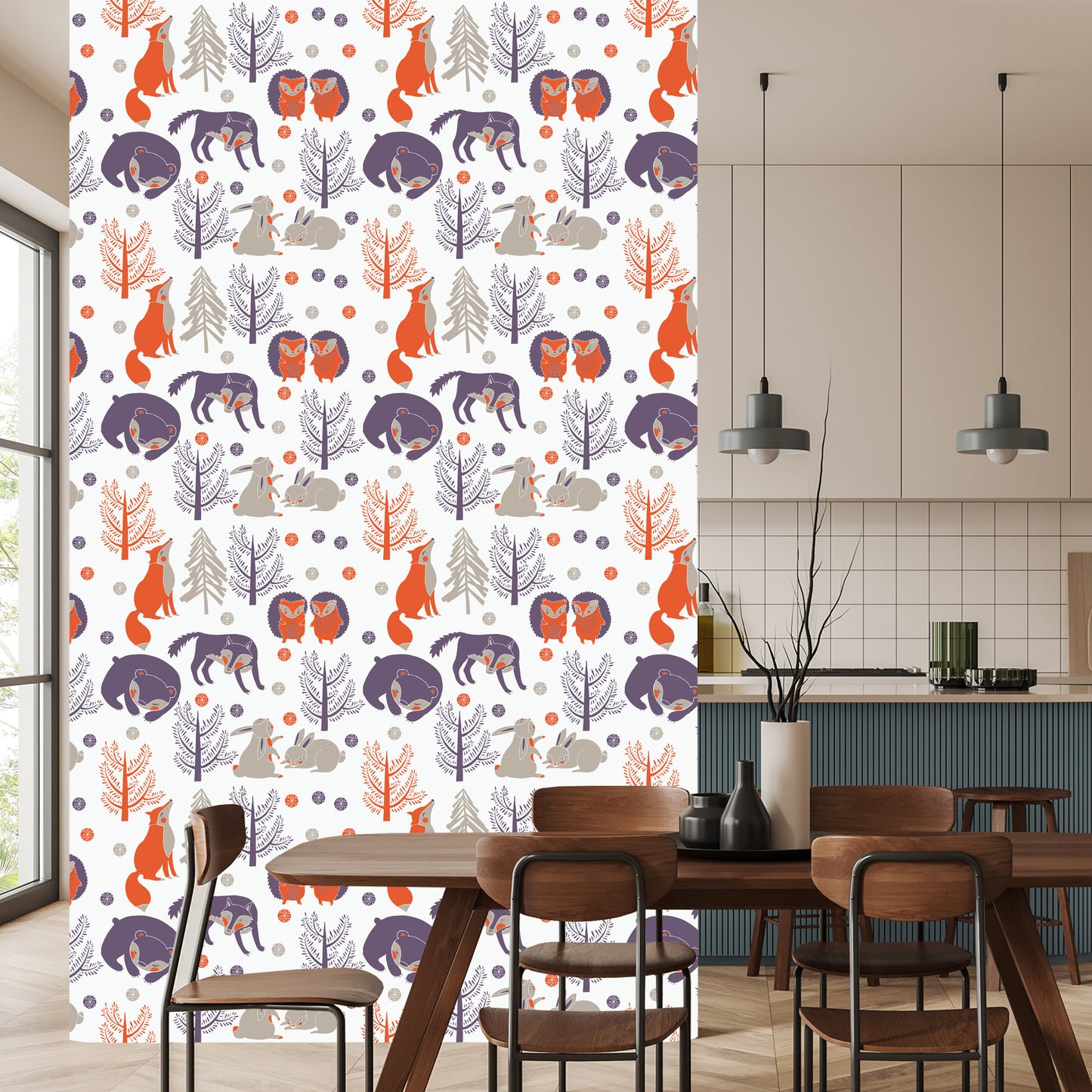 Wallpaper For Children - Forest Animals