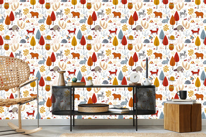 Wallpaper Forest Animals