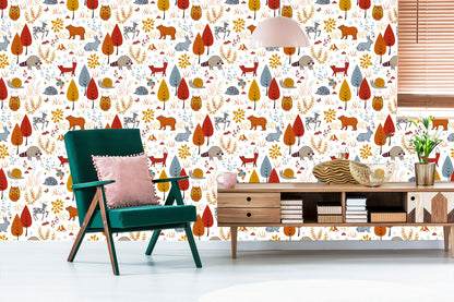 Wallpaper Forest Animals