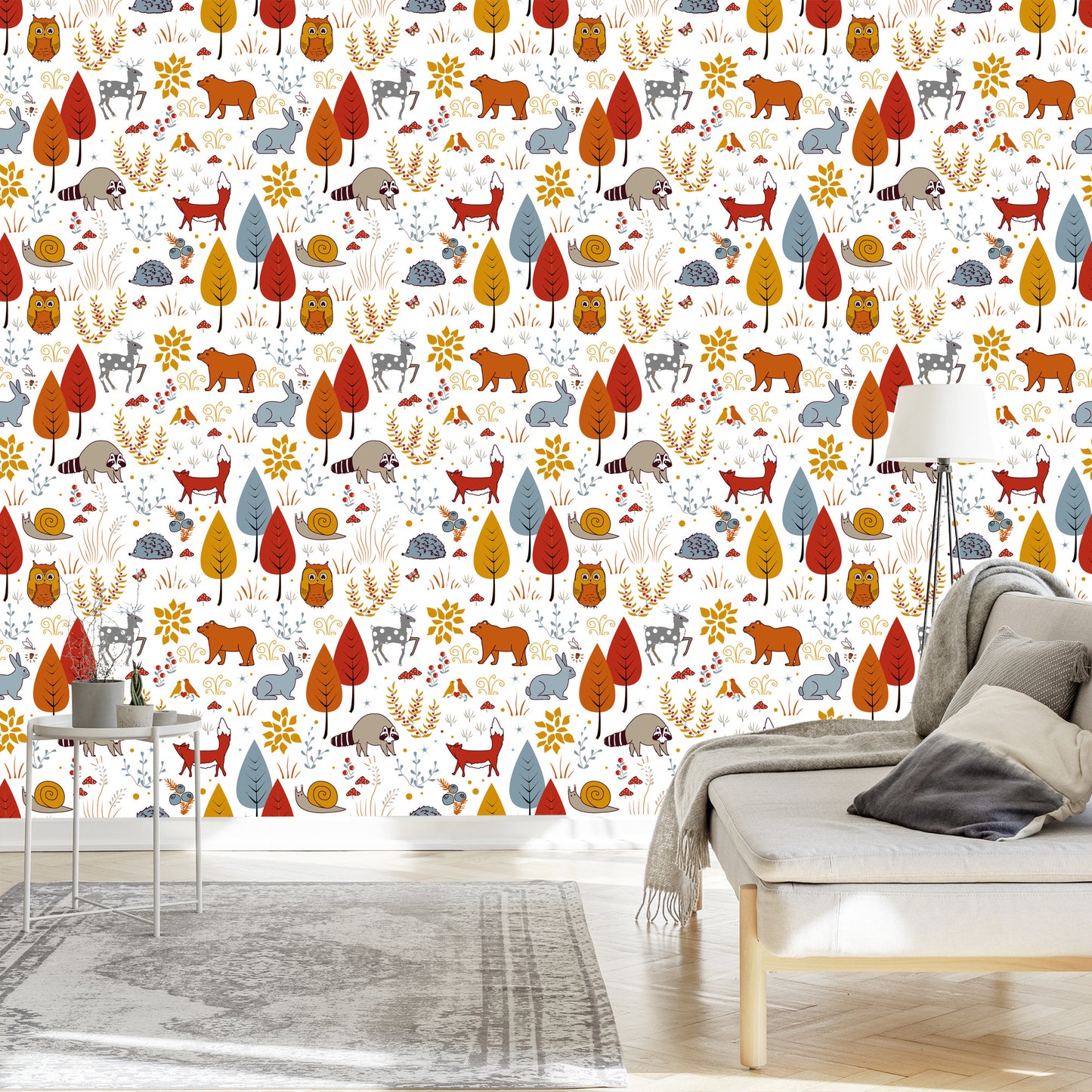 Wallpaper Forest Animals