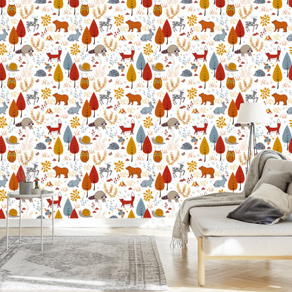 Wallpaper Forest Animals