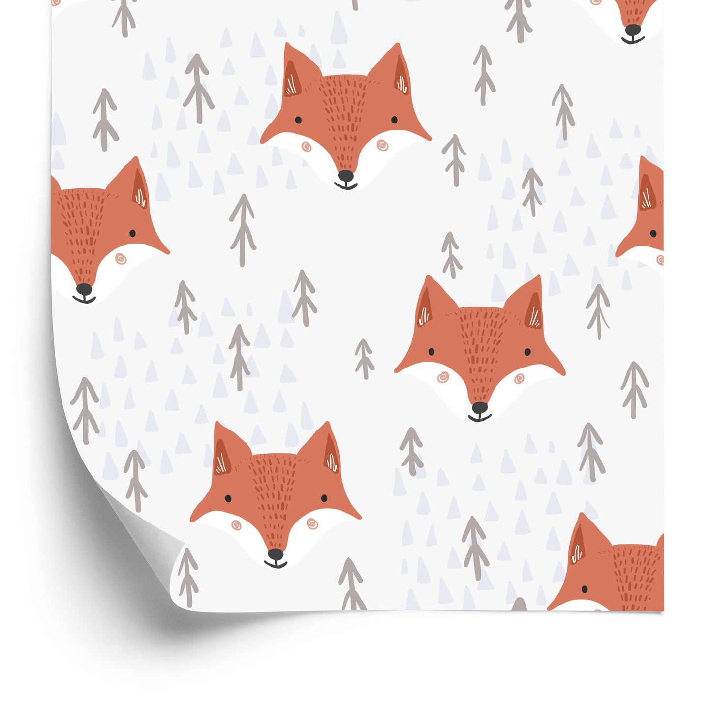 Wallpaper Foxes In The Mountains