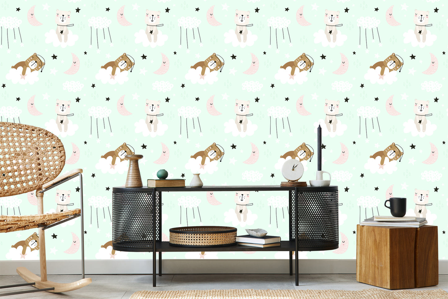 Wallpaper For Children - Sleeping Bears